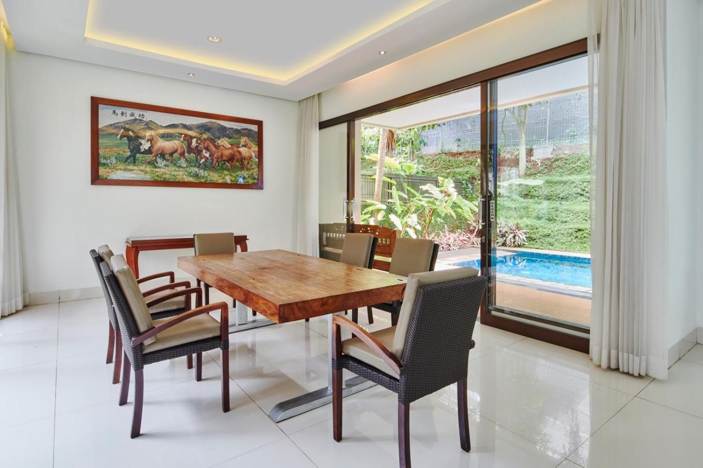 Oyama City View Villa 4 Bedrooms With A Private Swimming Pool 万隆 外观 照片