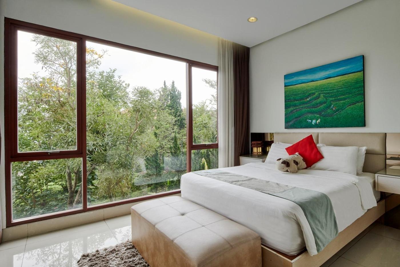 Oyama City View Villa 4 Bedrooms With A Private Swimming Pool 万隆 外观 照片